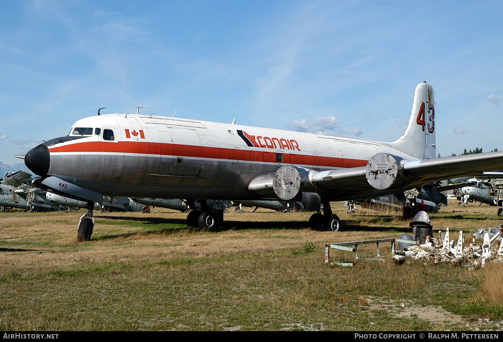 Aircraft Photo of C-GHCB | Douglas DC-6B/AT | Conair Aviation | AirHistory.net #11549