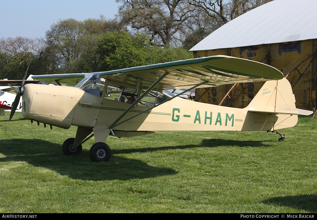 Aircraft Photo of G-AHAM | Auster J-1 Autocrat | AirHistory.net #11578