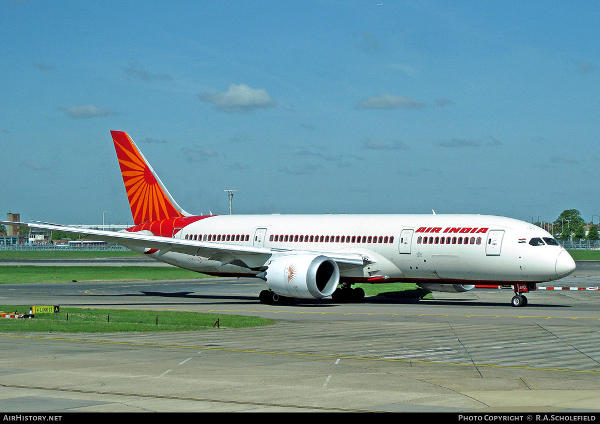 Aircraft Photo of VT-AND | Boeing 787-8 Dreamliner | Air India | AirHistory.net #11586