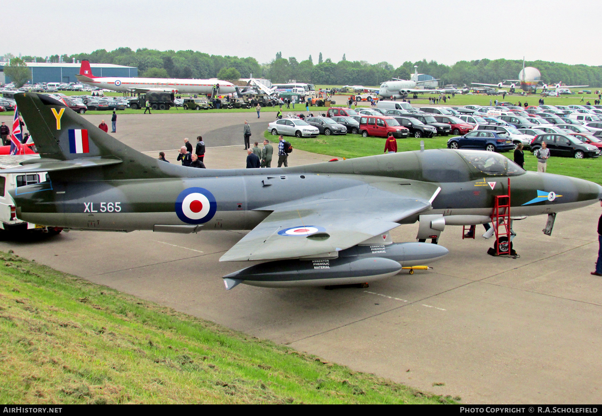 Aircraft Photo of XL565 | Hawker Hunter T8 | UK - Air Force | AirHistory.net #11589