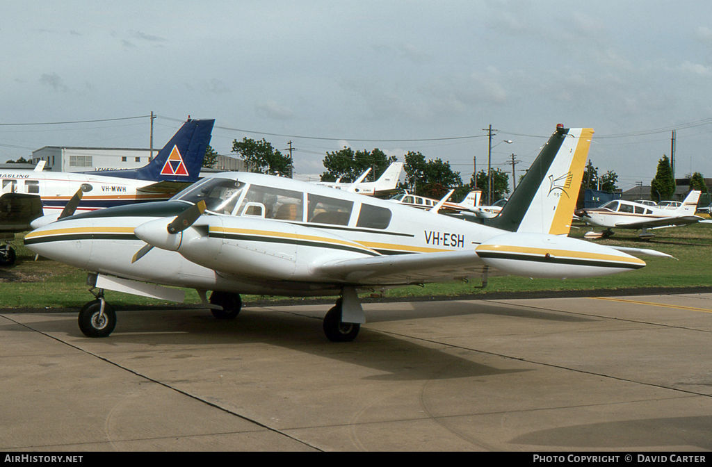Aircraft Photo of VH-ESH | Piper PA-30-160 Twin Comanche C | AirHistory.net #11591