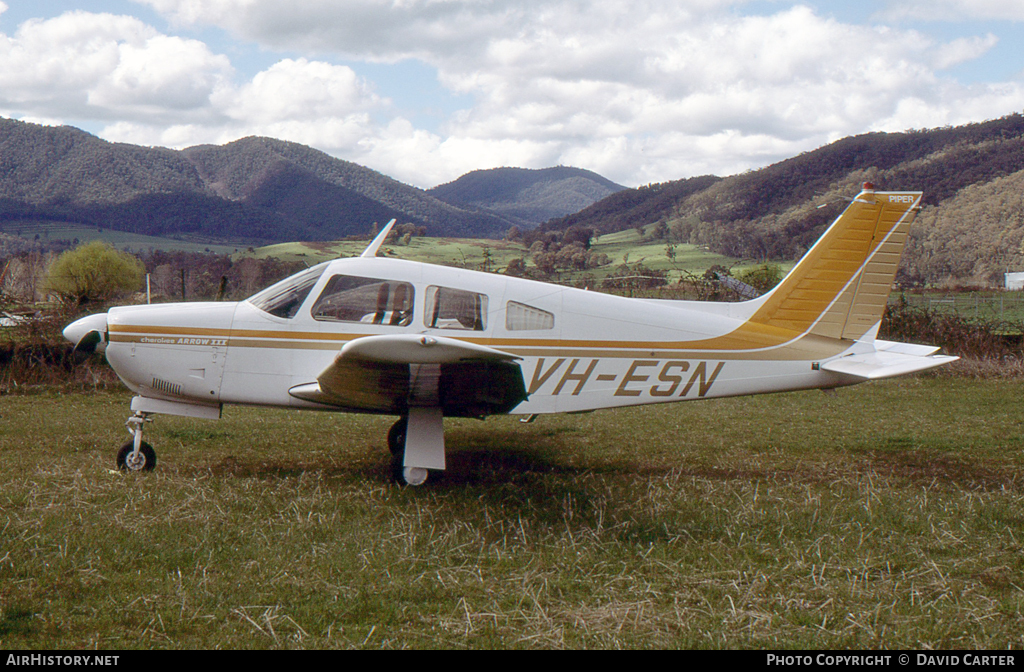 Aircraft Photo of VH-ESN | Piper PA-28R-201 Cherokee Arrow III | AirHistory.net #11594