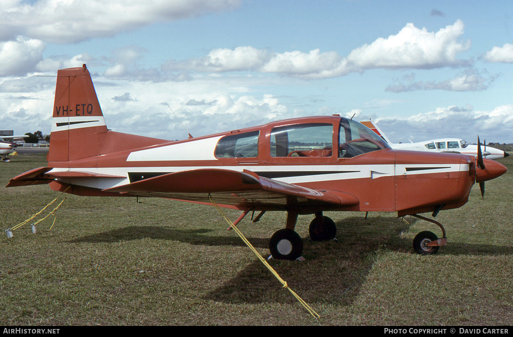 Aircraft Photo of VH-ETQ | American AA-5 Traveler | AirHistory.net #11604