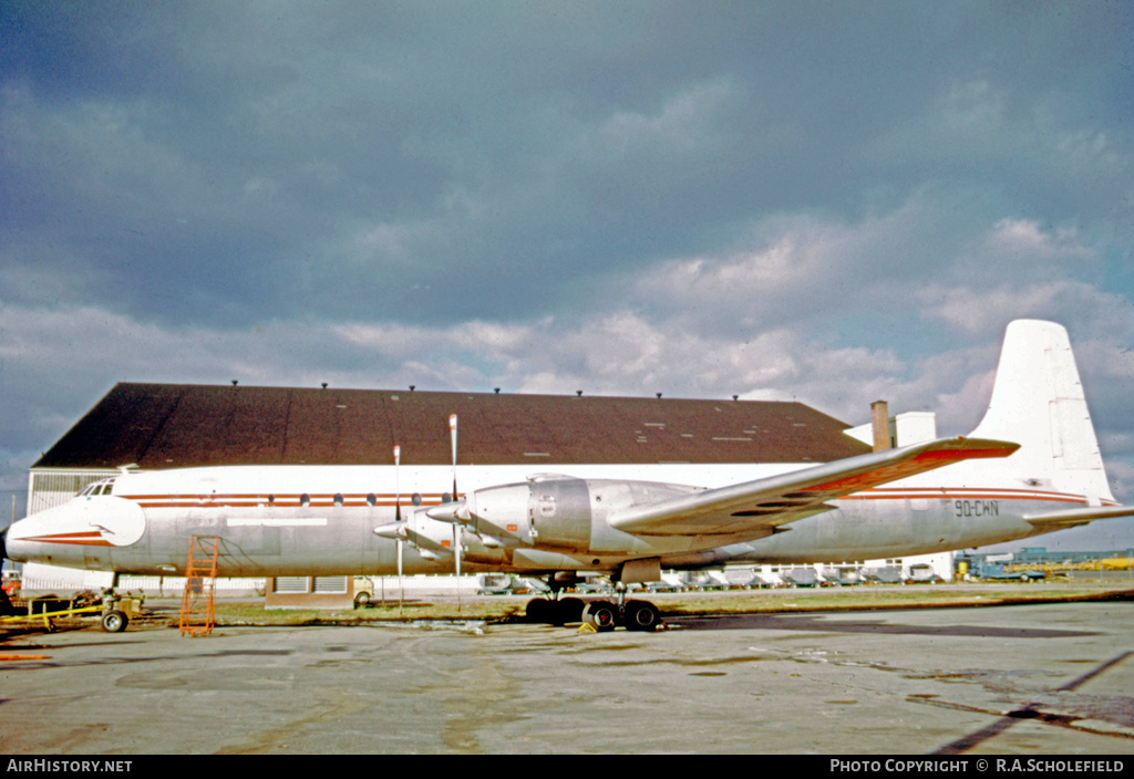 Aircraft Photo of 9Q-CWN | Canadair CL-44-6 Yukon | SGA - Societé Generale d'Alimentation | AirHistory.net #11623