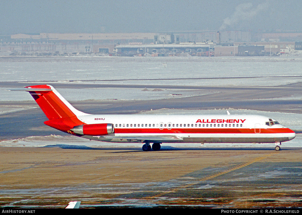 Aircraft Photo of N941VJ | McDonnell Douglas DC-9-31 | Allegheny Airlines | AirHistory.net #11641