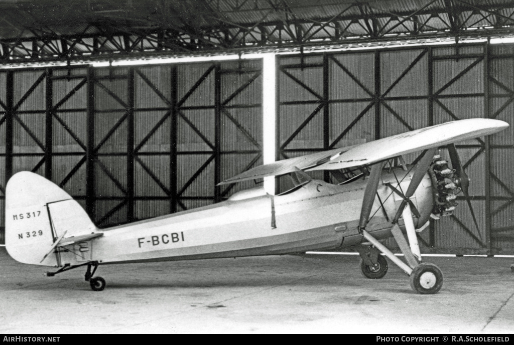 Aircraft Photo of F-BCBI | Morane-Saulnier MS-317 | AirHistory.net #11651