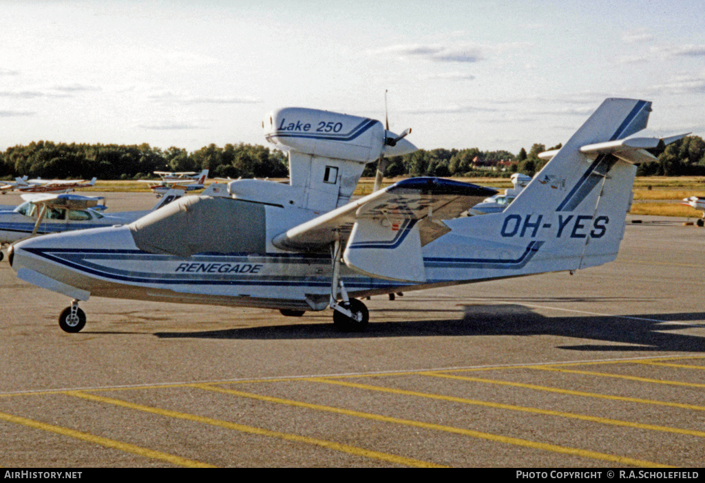 Aircraft Photo of OH-YES | Lake LA-250 Renegade | AirHistory.net #11658