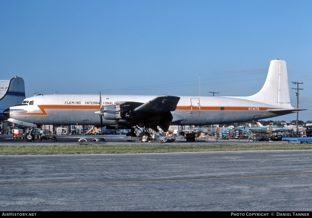 Aircraft Photo of N74175 | Douglas DC-7C(F) | Fleming International | AirHistory.net #11741
