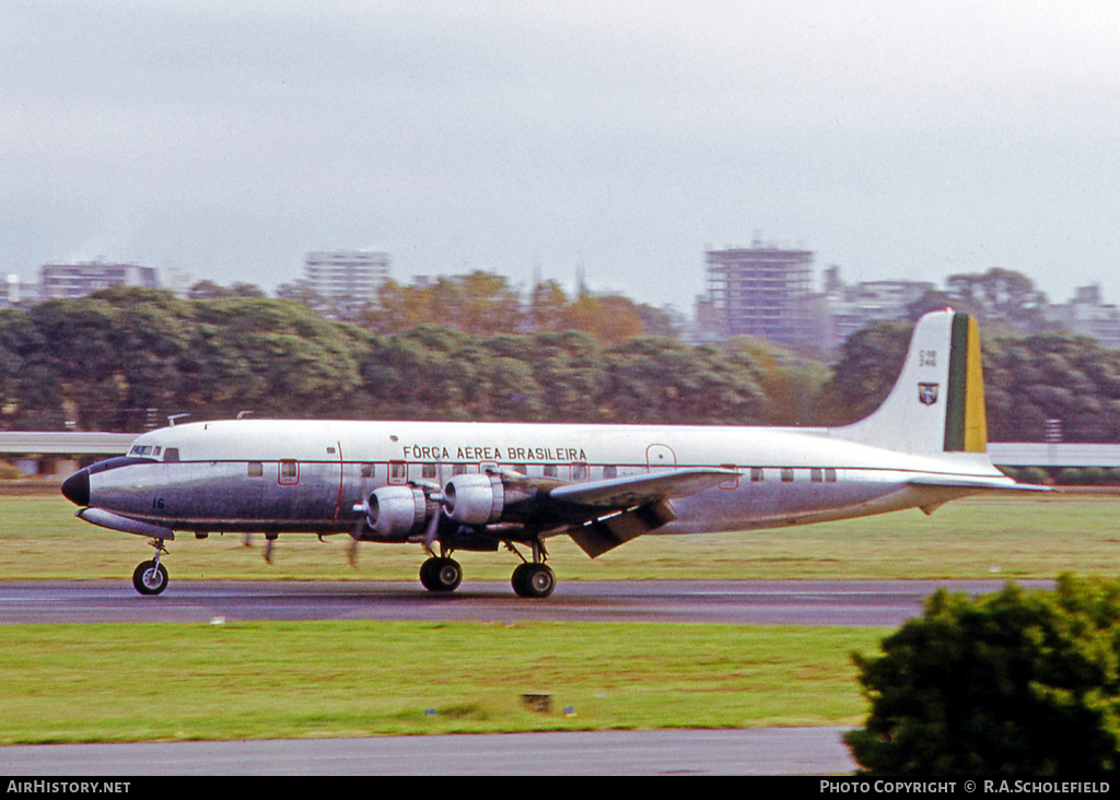 Aircraft Photo of 2416 | Douglas C-118 (DC-6B) | Brazil - Air Force | AirHistory.net #11766