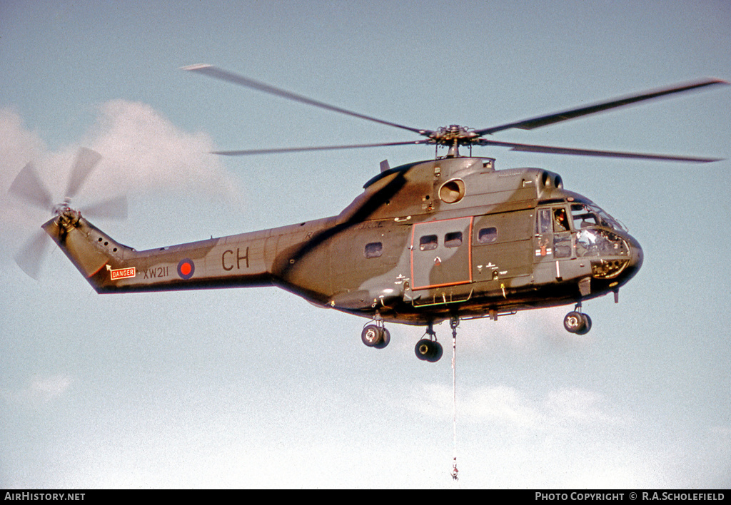 Aircraft Photo of XW211 | Aerospatiale SA-330E Puma HC1 | UK - Air Force | AirHistory.net #11781