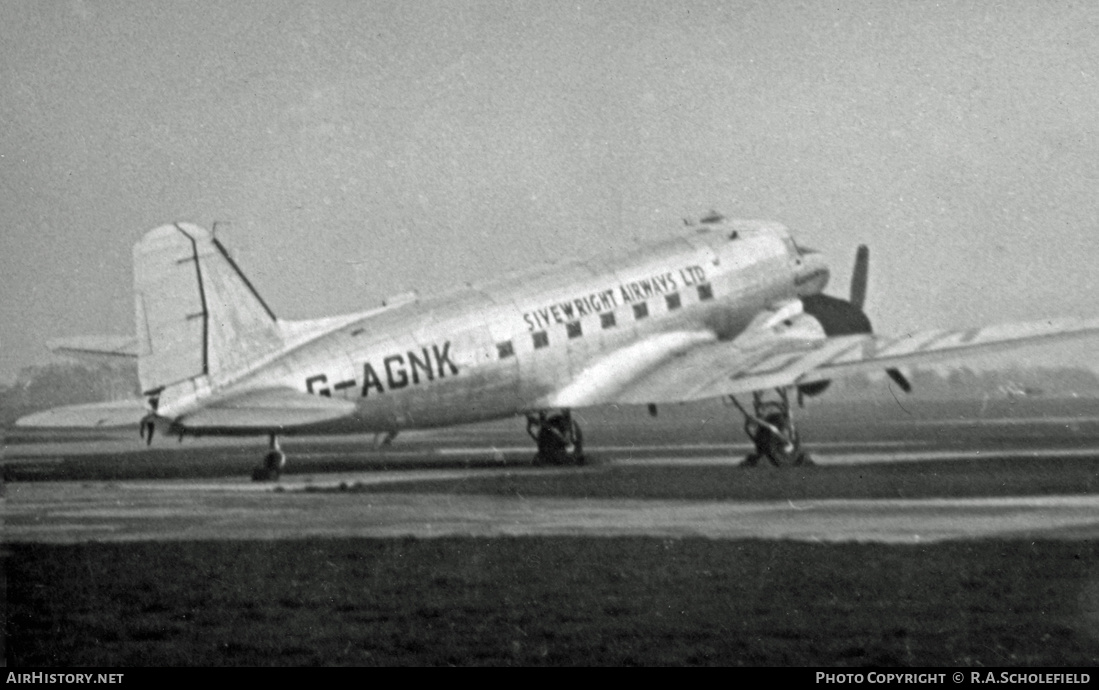 Aircraft Photo of G-AGNK | Douglas C-47B Skytrain | Sivewright Airways | AirHistory.net #11799