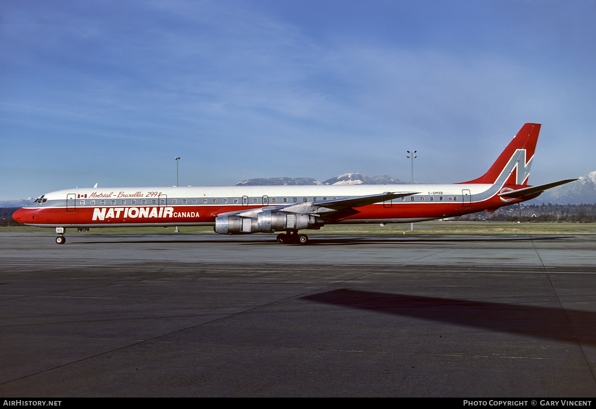 Aircraft Photo of C-GMXB | McDonnell Douglas DC-8-61 | Nationair | AirHistory.net #11813