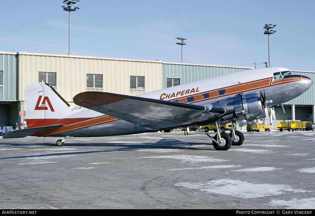 Aircraft Photo of C-FTAS | Douglas C-47 Skytrain | Chaperal Charters | AirHistory.net #11815