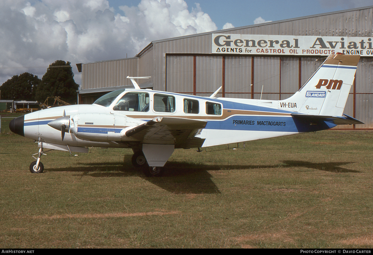 Aircraft Photo of VH-EUA | Beech 58 Baron | Primaries MacTaggarts | AirHistory.net #11819