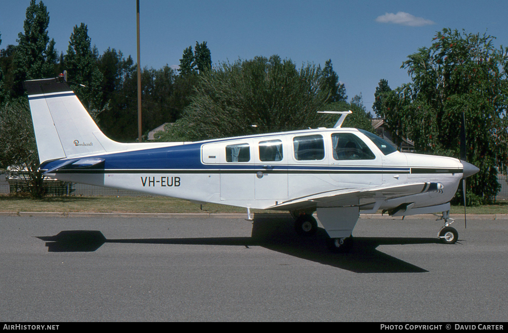 Aircraft Photo of VH-EUB | Beech A36 Bonanza 36 | AirHistory.net #11820