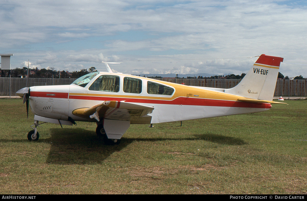 Aircraft Photo of VH-EUF | Beech F33A Bonanza | AirHistory.net #11823