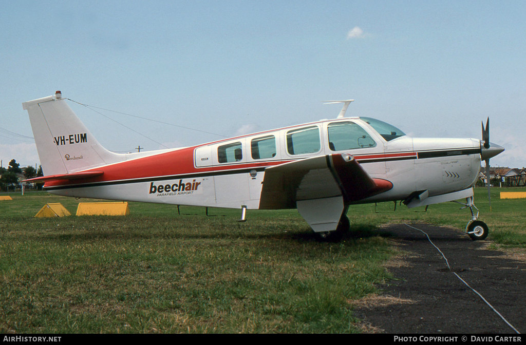 Aircraft Photo of VH-EUM | Beech A36 Bonanza 36 | Beechair | AirHistory.net #11826