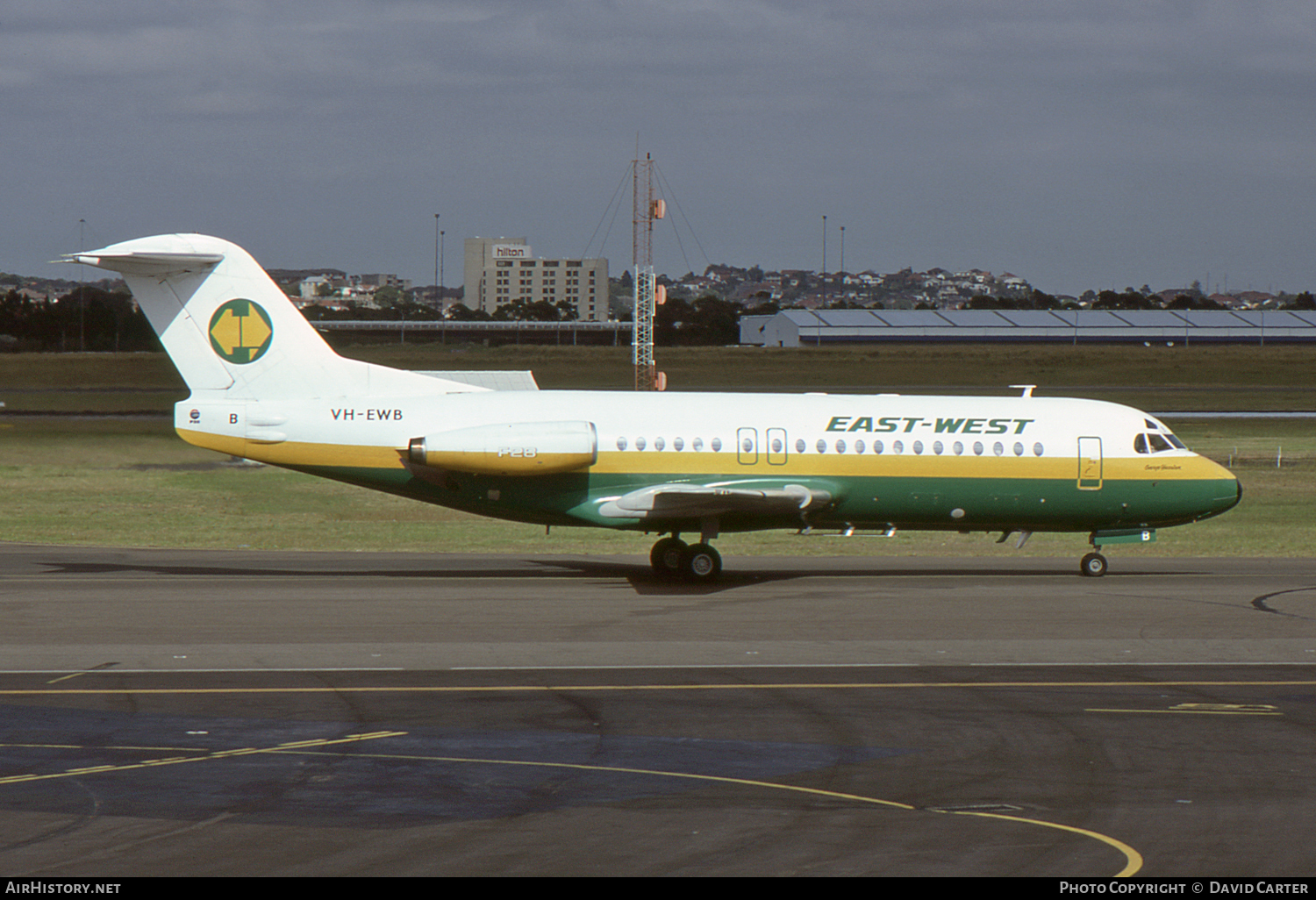 Aircraft Photo of VH-EWB | Fokker F28-4000 Fellowship | East-West Airlines | AirHistory.net #11844