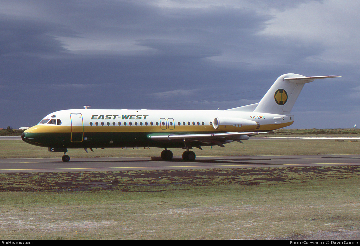 Aircraft Photo of VH-EWC | Fokker F28-4000 Fellowship | East-West Airlines | AirHistory.net #11845