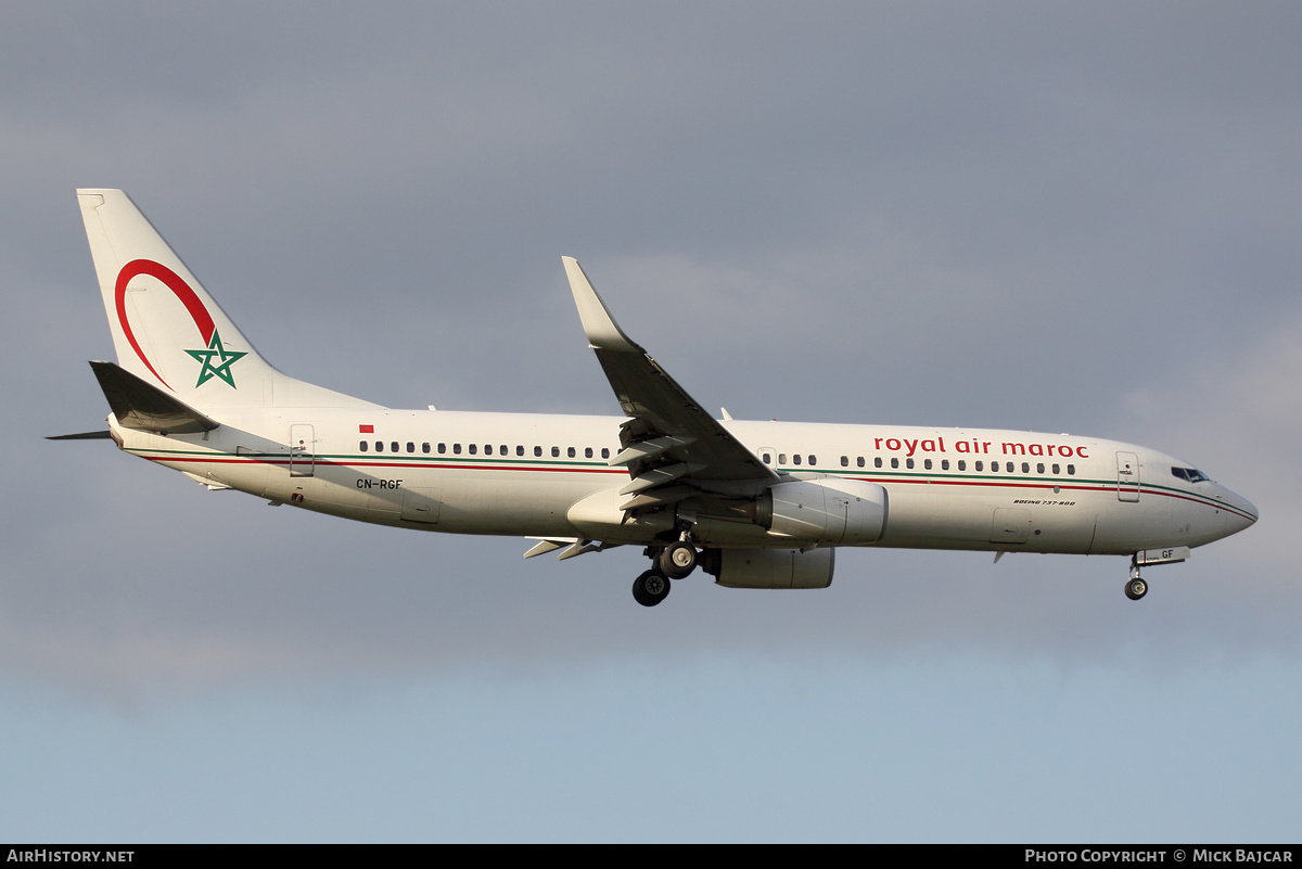 Aircraft Photo of CN-RGF | Boeing 737-86N | Royal Air Maroc - RAM | AirHistory.net #11855
