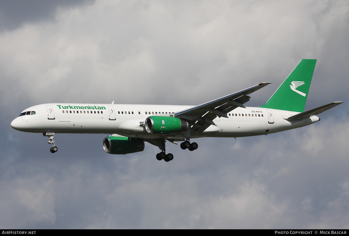 Aircraft Photo of EZ-A014 | Boeing 757-22K | Turkmenistan Airlines | AirHistory.net #11857
