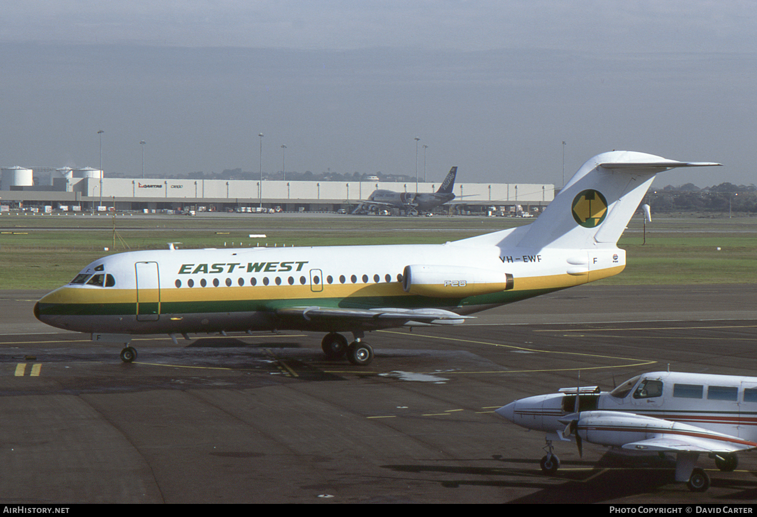 Aircraft Photo of VH-EWF | Fokker F28-3000 Fellowship | East-West Airlines | AirHistory.net #11874