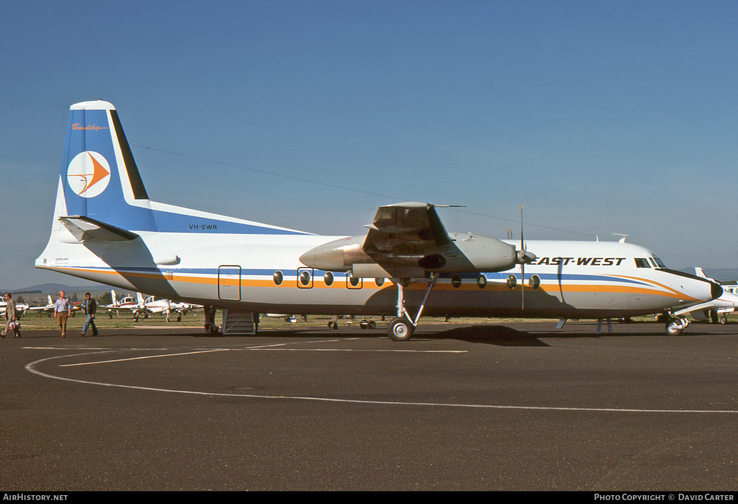 Aircraft Photo of VH-EWR | Fokker F27-500 Friendship | East-West Airlines | AirHistory.net #11910