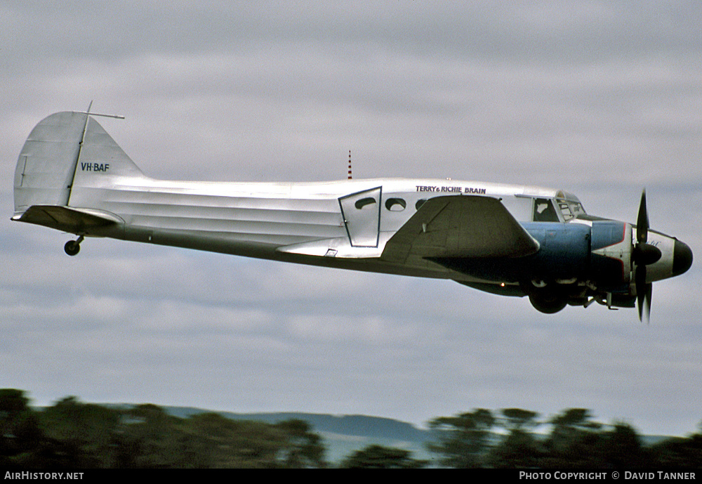 Aircraft Photo of VH-BAF | Avro 652A(M) Anson I | Terry & Richie Brain | AirHistory.net #11917