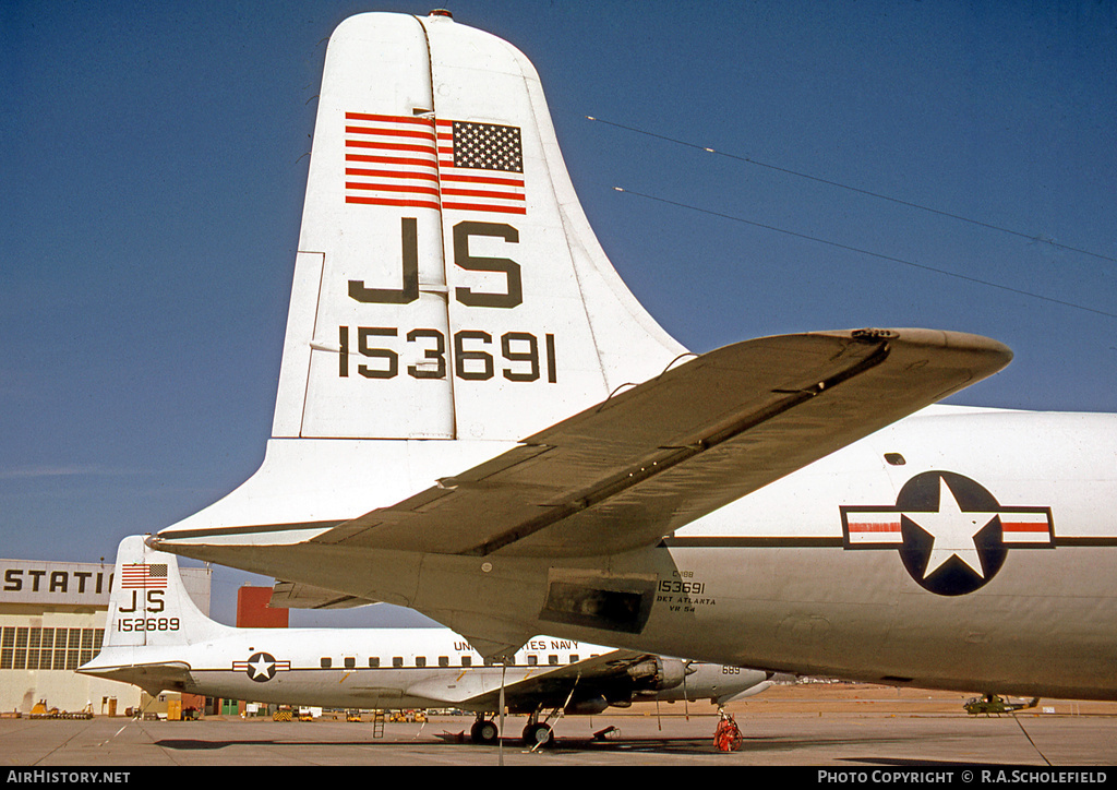 Aircraft Photo of 153691 | Douglas C-118B Liftmaster (DC-6A) | USA - Navy | AirHistory.net #11936