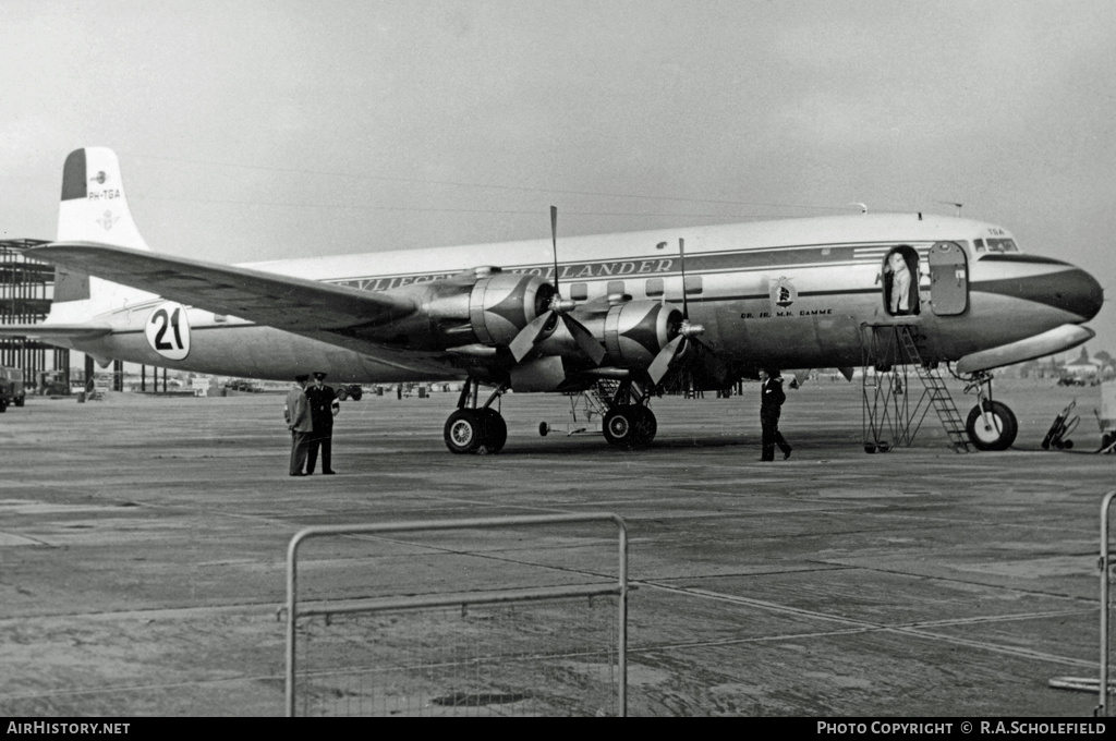 Aircraft Photo of PH-TGA | Douglas DC-6A | KLM - Royal Dutch Airlines | AirHistory.net #11937