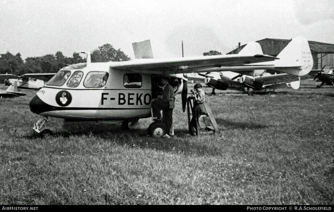 Aircraft Photo of F-BEKO | SECAN SUC-10 Courlis | AirHistory.net #11944