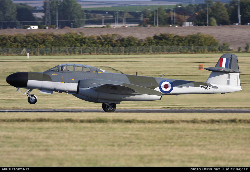 Aircraft Photo of G-LOSM / WM167 | Gloster Meteor NF11 | UK - Air Force | AirHistory.net #12003