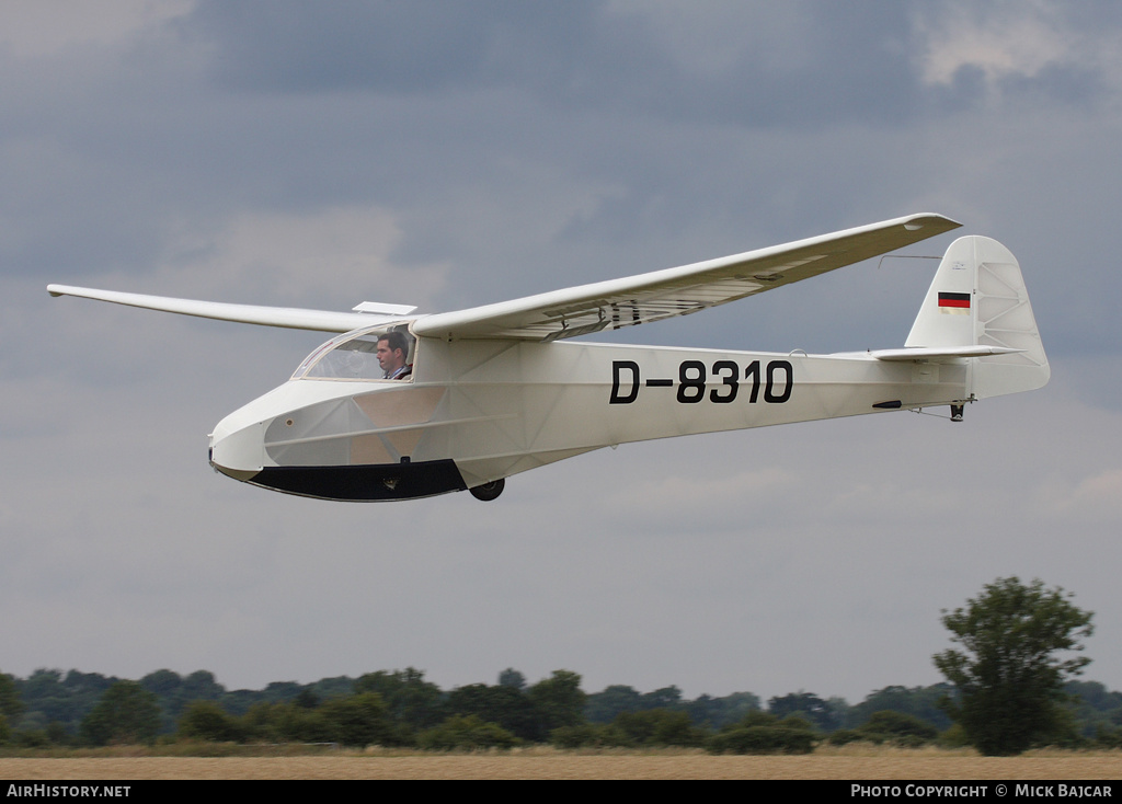 Aircraft Photo of D-8310 | Scheibe L-Spatz 55 | AirHistory.net #12025