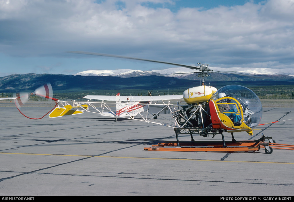 Aircraft Photo of C-FQJY | Bell 47G-3B-2 | Trans North Turbo Air | AirHistory.net #12037