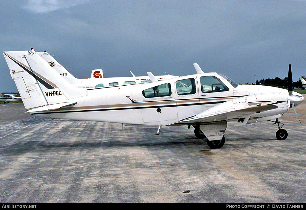 Aircraft Photo of VH-PEC | Beech B55 Baron (95-B55) | AirHistory.net #12046