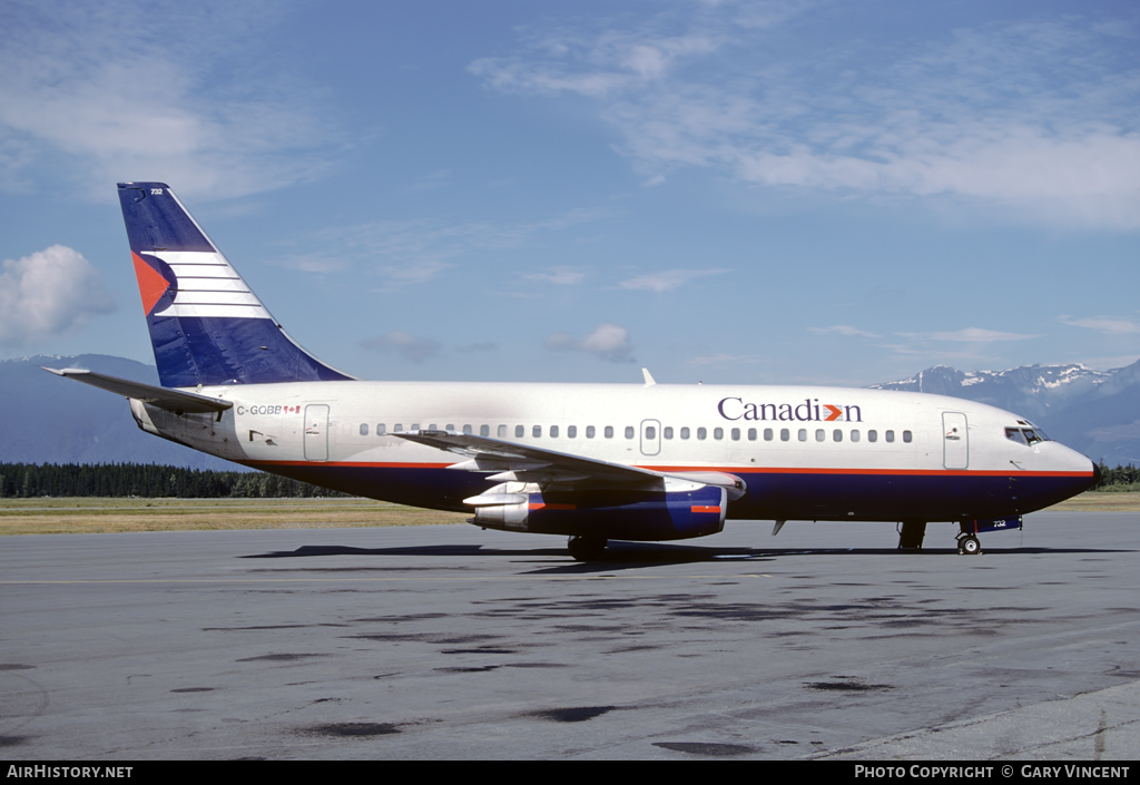 Aircraft Photo of C-GQBB | Boeing 737-296/Adv | Canadian Airlines | AirHistory.net #12050