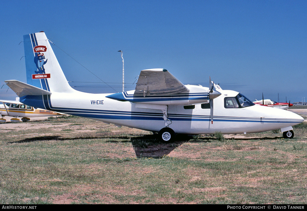 Aircraft Photo of VH-EXE | Aero Commander 500S Shrike Commander | Heinz Greenseas | AirHistory.net #12076