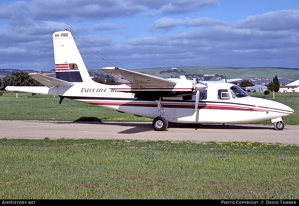 Aircraft Photo of VH-PWO | Aero Commander 500S Shrike Commander | Executive Airlines | AirHistory.net #12079