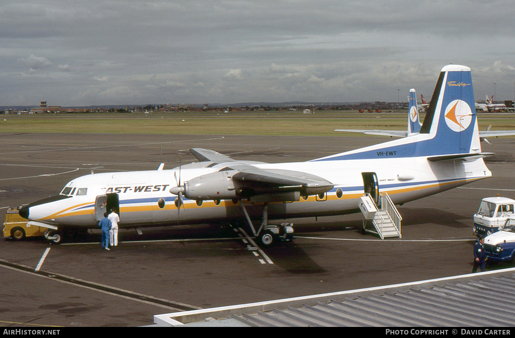 Aircraft Photo of VH-EWT | Fokker F27-500 Friendship | East-West Airlines | AirHistory.net #12106