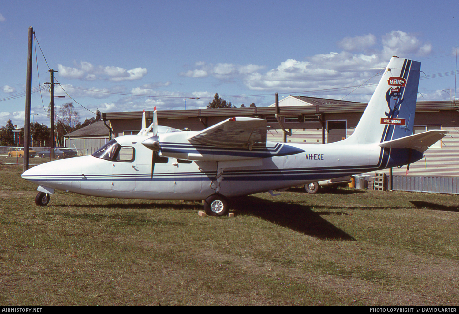 Aircraft Photo of VH-EXE | Rockwell 500S Shrike Commander | Heinz Greenseas | AirHistory.net #12125