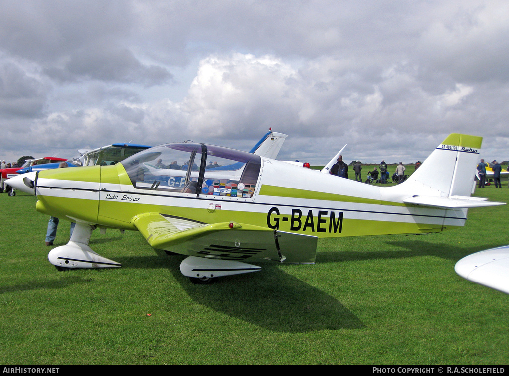 Aircraft Photo of G-BAEM | Robin DR-400-120 Petit Prince | AirHistory.net #12150