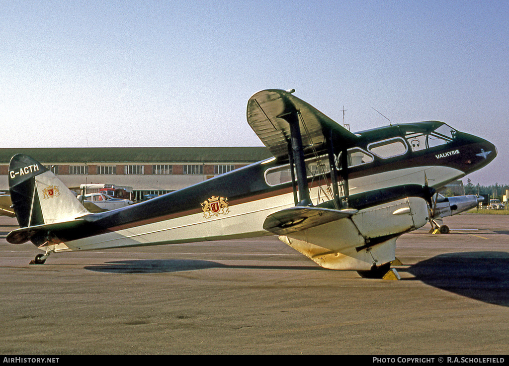 Aircraft Photo of G-AGTM | De Havilland D.H. 89A Dragon Rapide | Army Parachute Association | AirHistory.net #12164