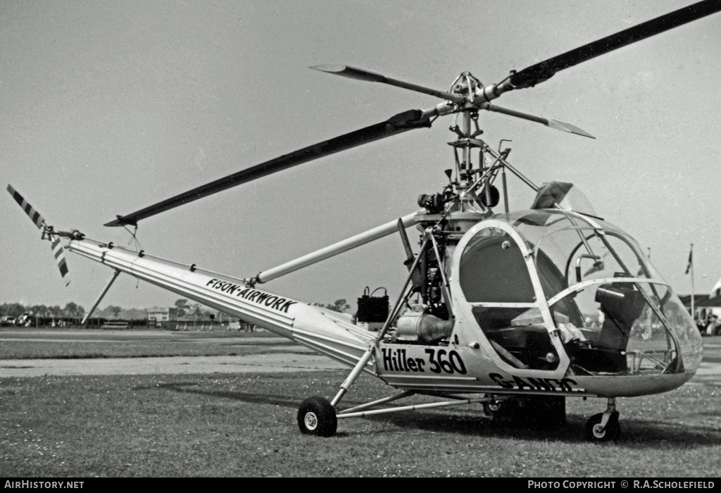 Aircraft Photo of G-ANOC | Hiller UH-12A | Fison-Airwork | AirHistory.net #12168