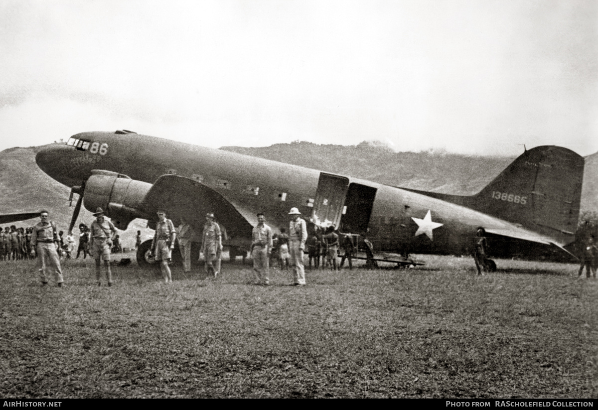 Aircraft Photo of 41-38665 / 138665 | Douglas C-47 Skytrain | USA - Air Force | AirHistory.net #12175