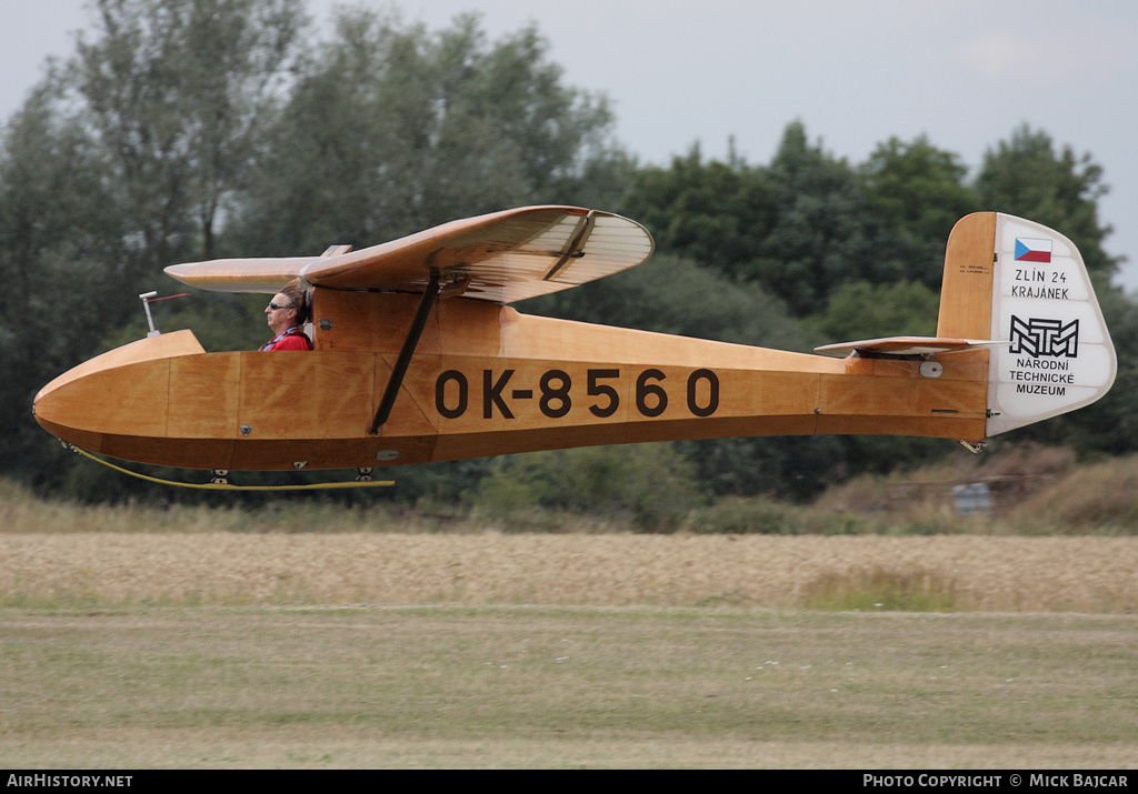 Aircraft Photo of OK-8560 | Zlin Z-24 Krajanek | AirHistory.net #12193
