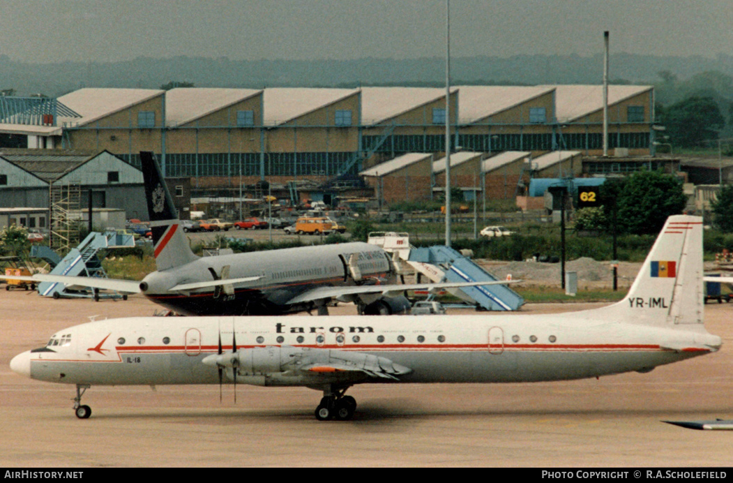 Aircraft Photo of YR-IML | Ilyushin Il-18D | TAROM - Transporturile Aeriene Române | AirHistory.net #12198