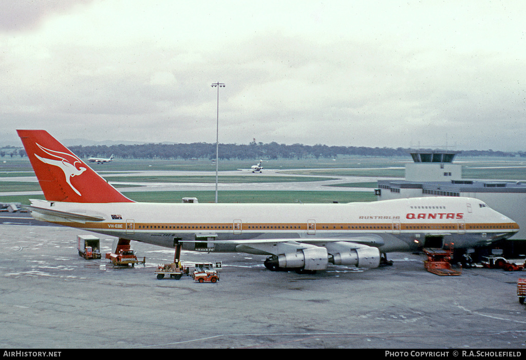 Aircraft Photo of VH-EBE | Boeing 747-238B | Qantas | AirHistory.net #12204