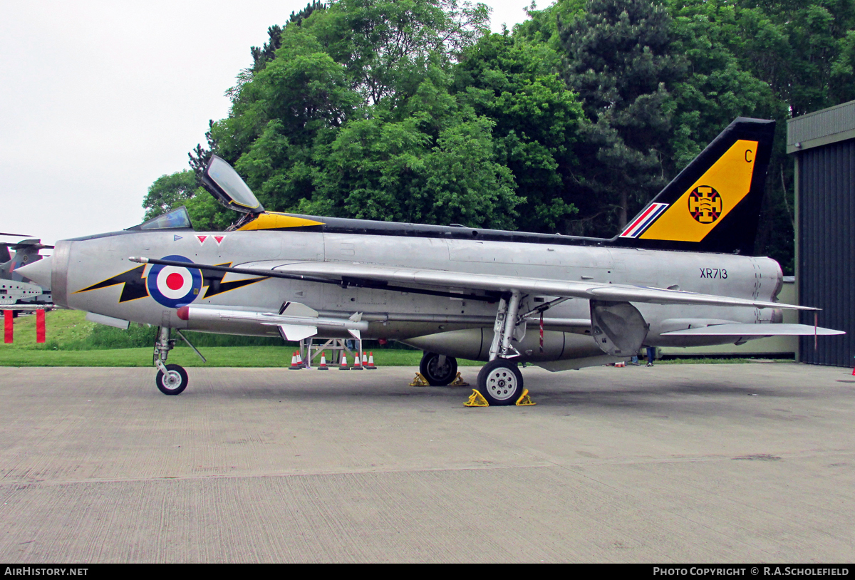 Aircraft Photo of XR713 | English Electric Lightning F3 | UK - Air Force | AirHistory.net #12232