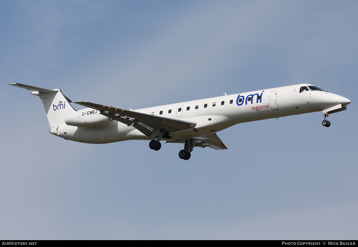 Aircraft Photo of G-EMBJ | Embraer ERJ-145EU (EMB-145EU) | BMI Regional | AirHistory.net #12260