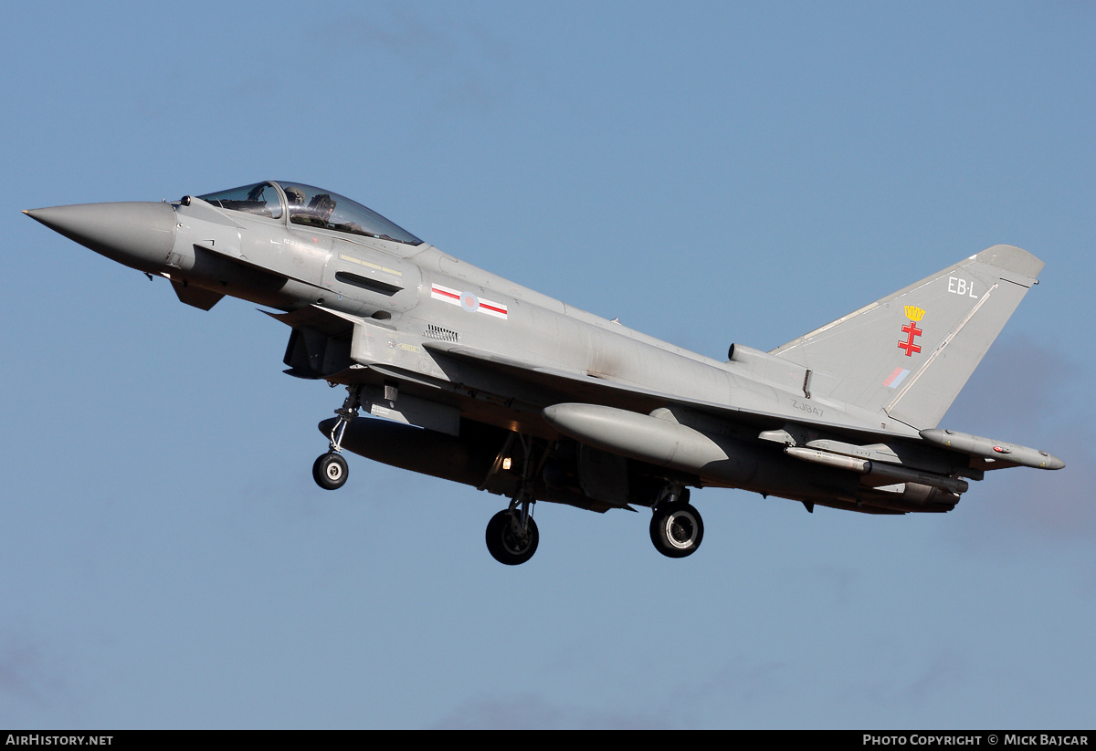 Aircraft Photo of ZJ947 | Eurofighter EF-2000 Typhoon FGR4 | UK - Air Force | AirHistory.net #12275